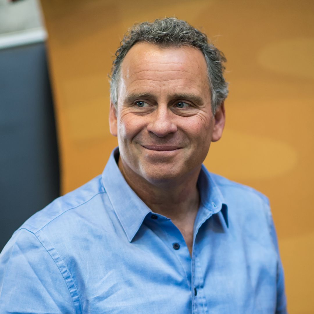Actor Ethan Wayne, son of actor John Wayne, signs bottles of Duke Bourbon during 186th PHS Philadelphia Flower Show, "Celebrate the Movies", at Pennsylvania Convention Center on February 28, 2015 in Philadelphia, Pennsylvania.