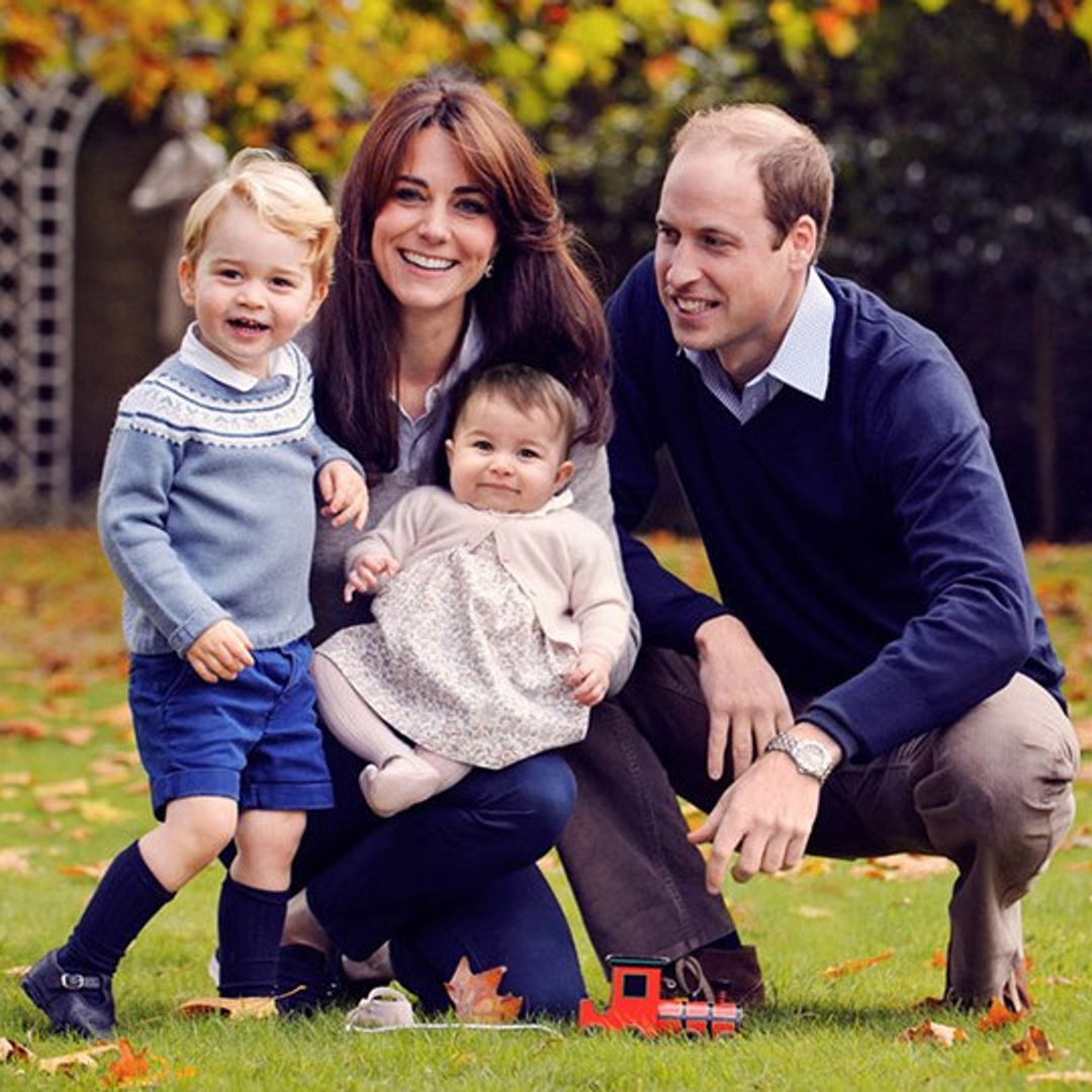 Prince George and Princess Charlotte star in new Christmas family portrait