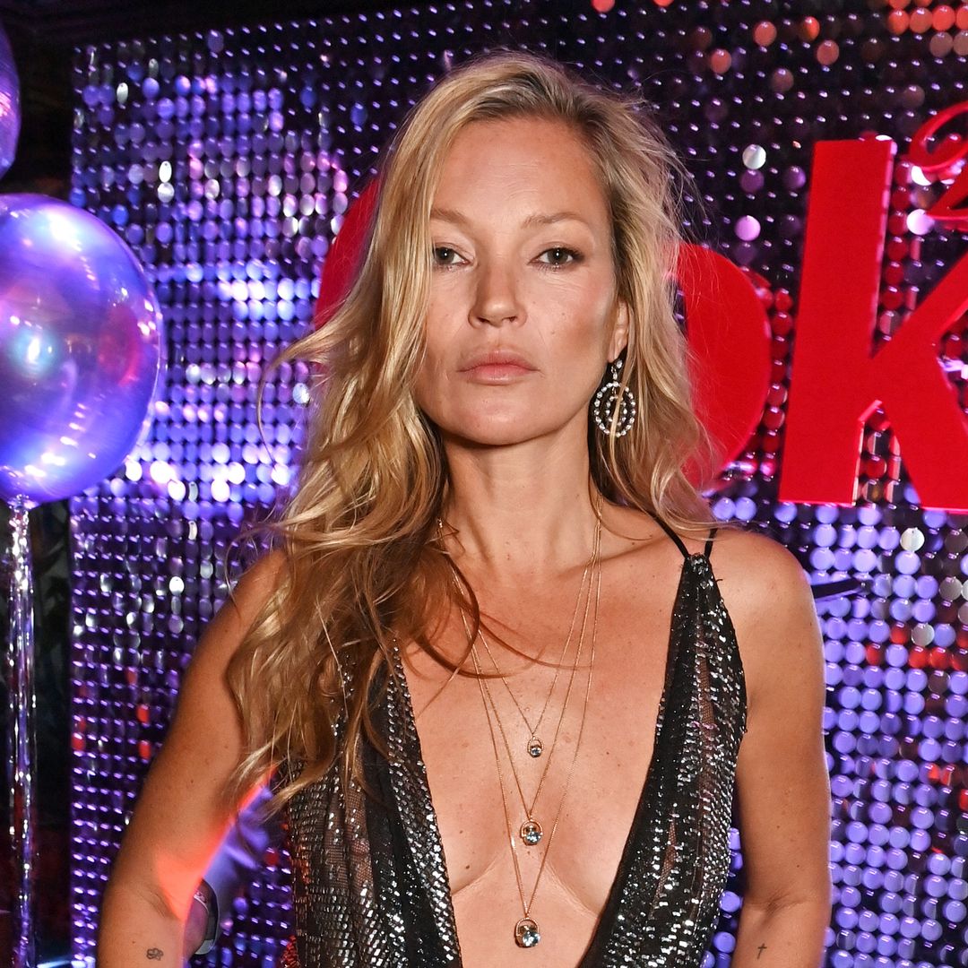 Kate Moss Does Camouflage Dressing
