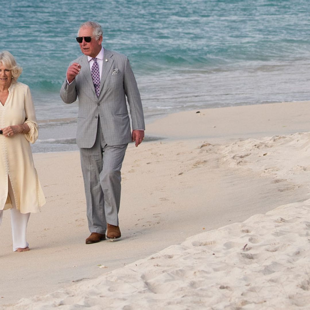 Royal Caribbean tour: Charles and Camilla take rare romantic beach stroll in Grenada