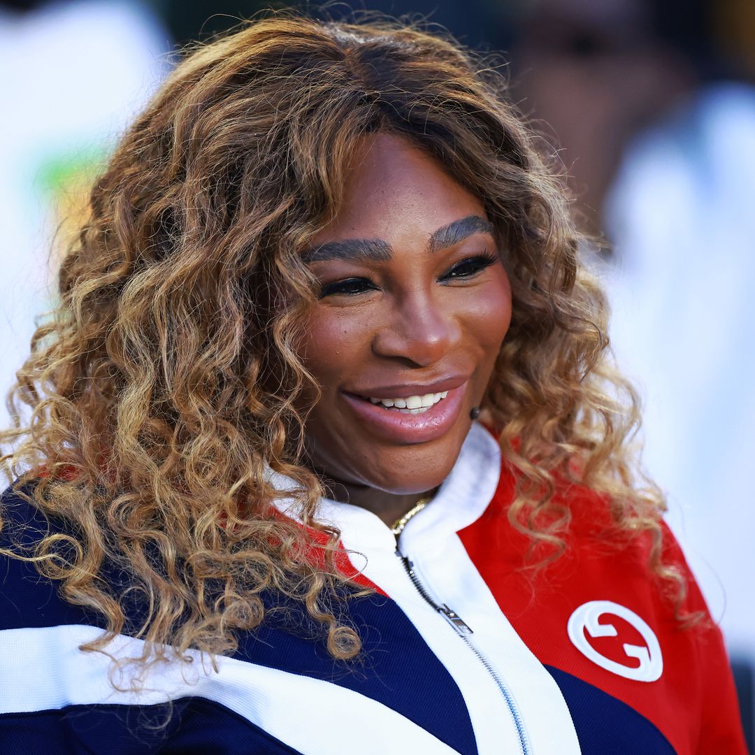 Pregnant Serena Williams poses with mini-me daughter Olympia, five, for a 'bathroom selfie'