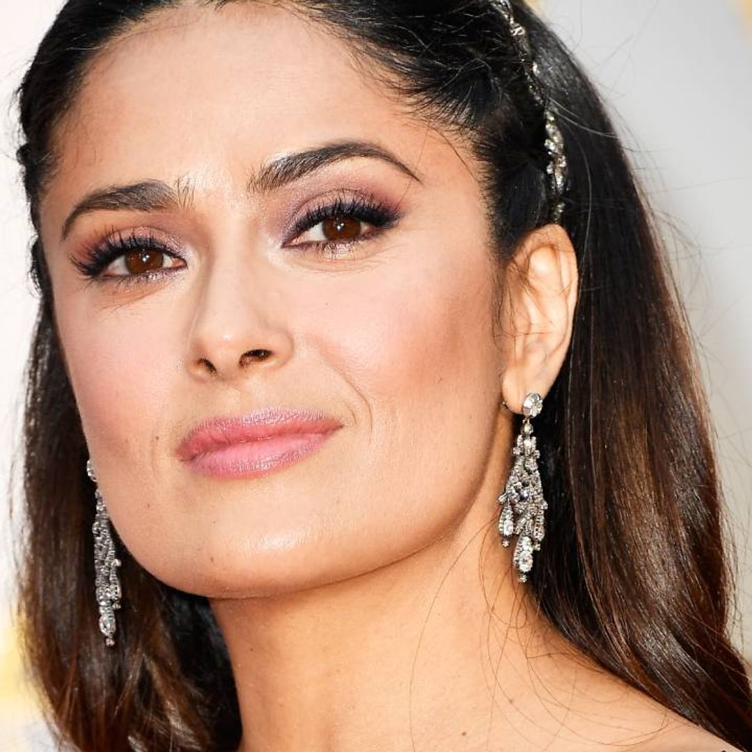 Salma Hayek showcases toned physique in stylish crop top in uplifting post