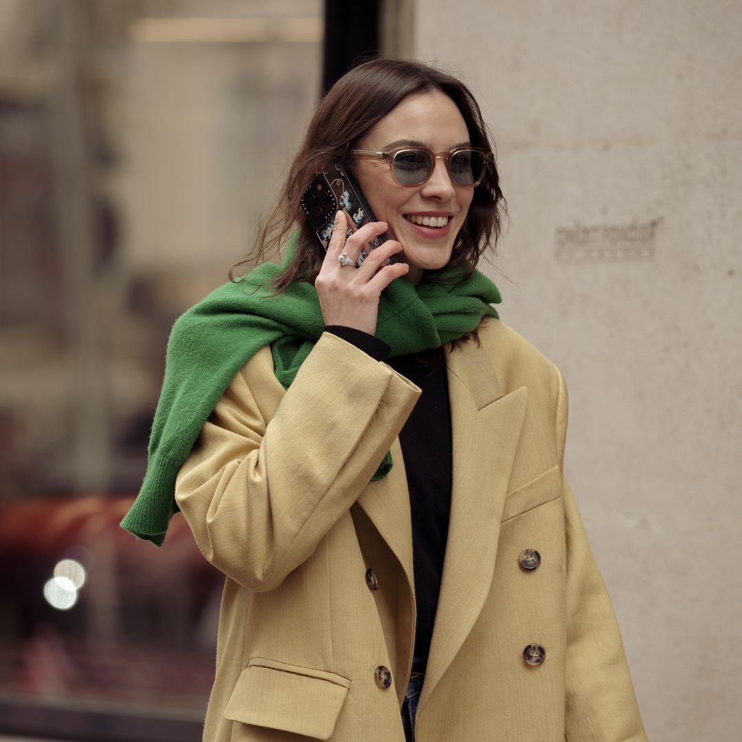 Alexa Chung’s unbuttoned cardigan hack is perfect for autumn