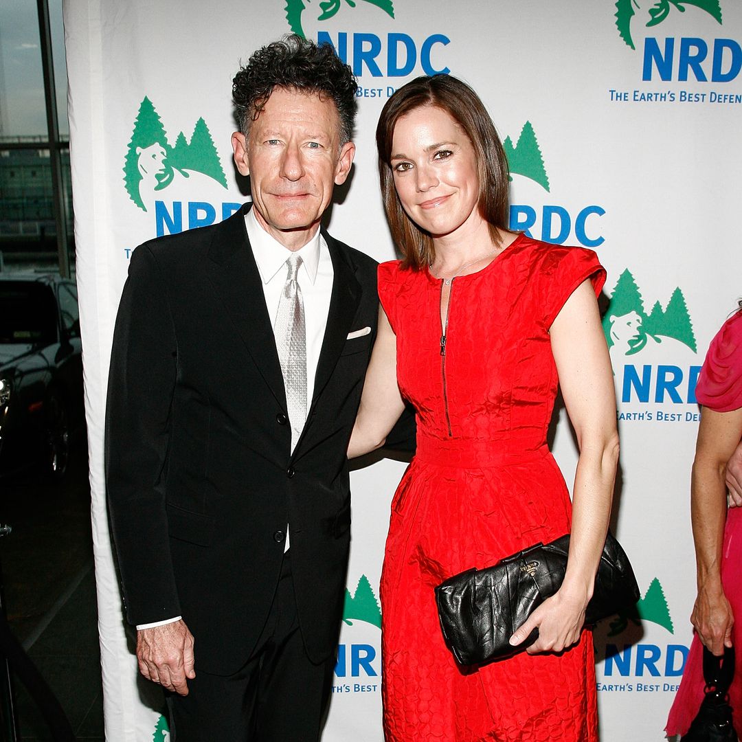 Singer Lyle Lovett and April Kimble attend the 12th annual "Forces for Nature" gala benefit at Pier Sixty at Chelsea Piers on April 15, 2010 in New York City