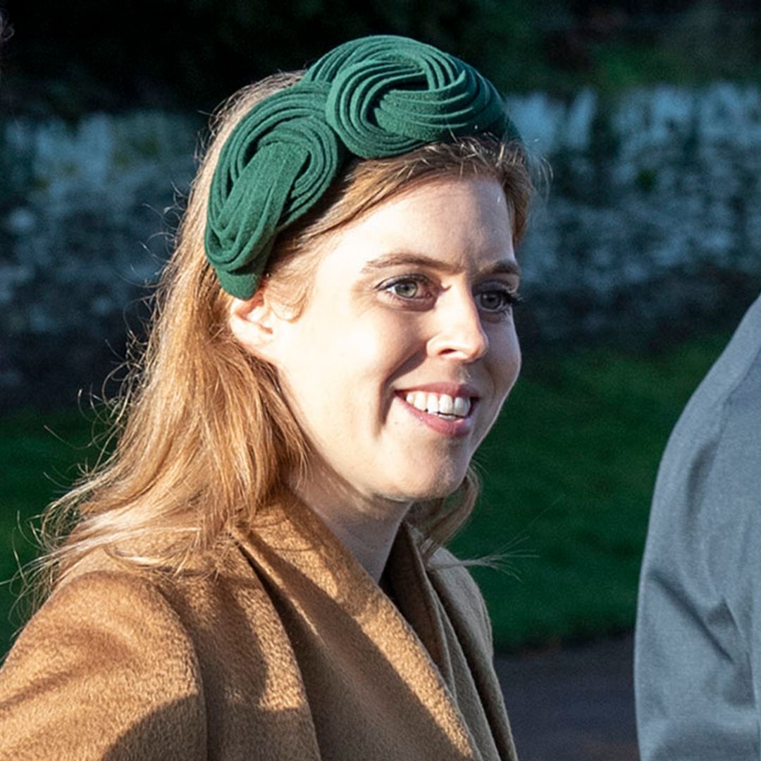 Princess Beatrice stuns royal fans in a long brown coat on Christmas Day