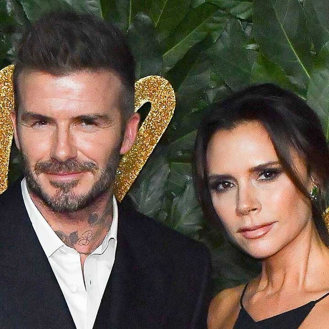 Victoria and David Beckham twin in yellow to mark special occasion