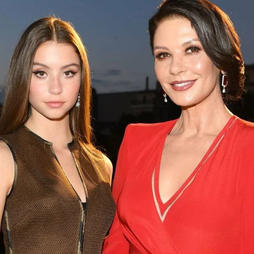 Catherine Zeta-Jones and daughter Carys steal the show in video with star’s glamorous mother