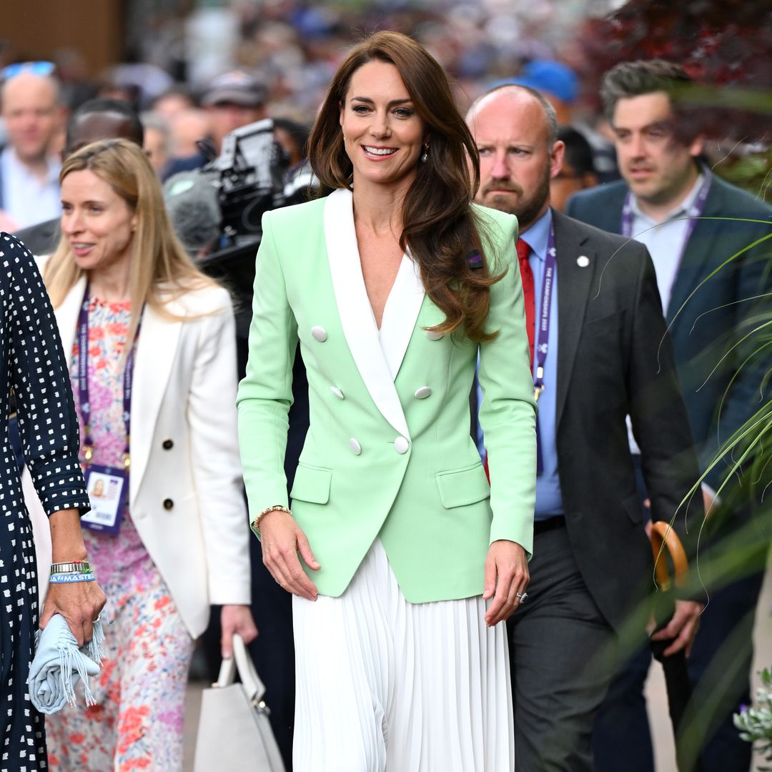 Princess Kate uses this cool retro styling trick for her 2023 Wimbledon outfit