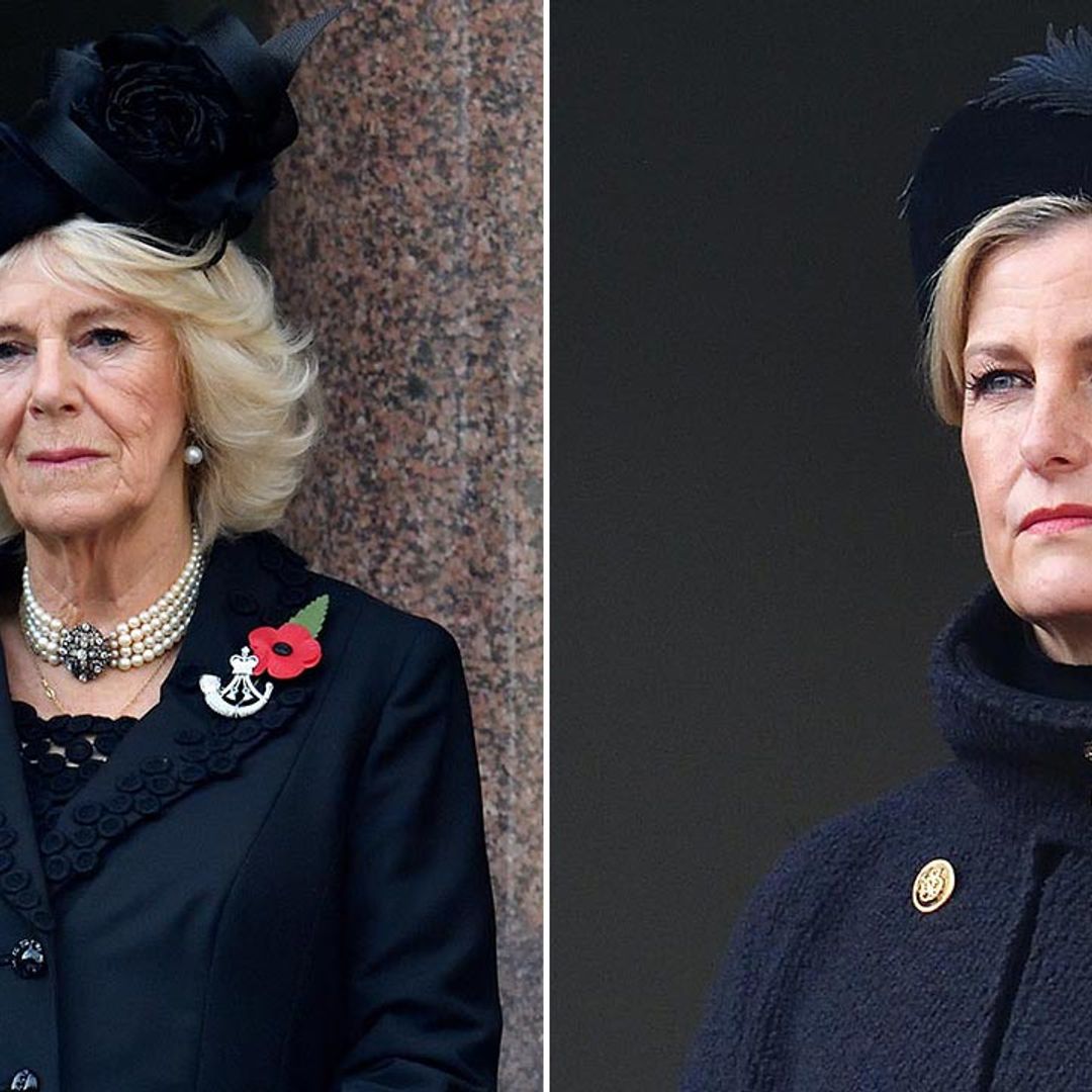 Countess of Wessex and Duchess of Cornwall wore the same special piece of jewellery on Remembrance Sunday 