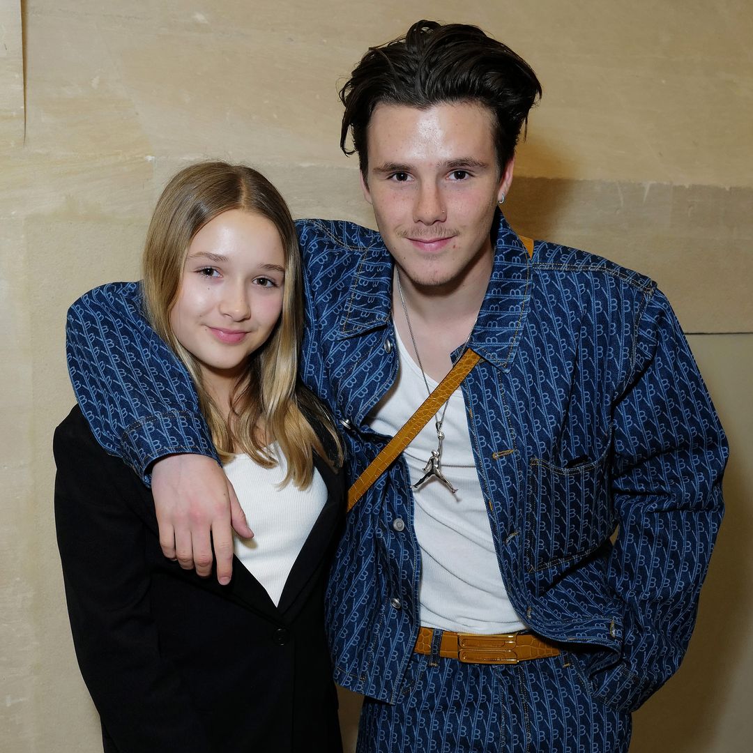 Harper Beckham is so blonde in unseen photo with brother Cruz