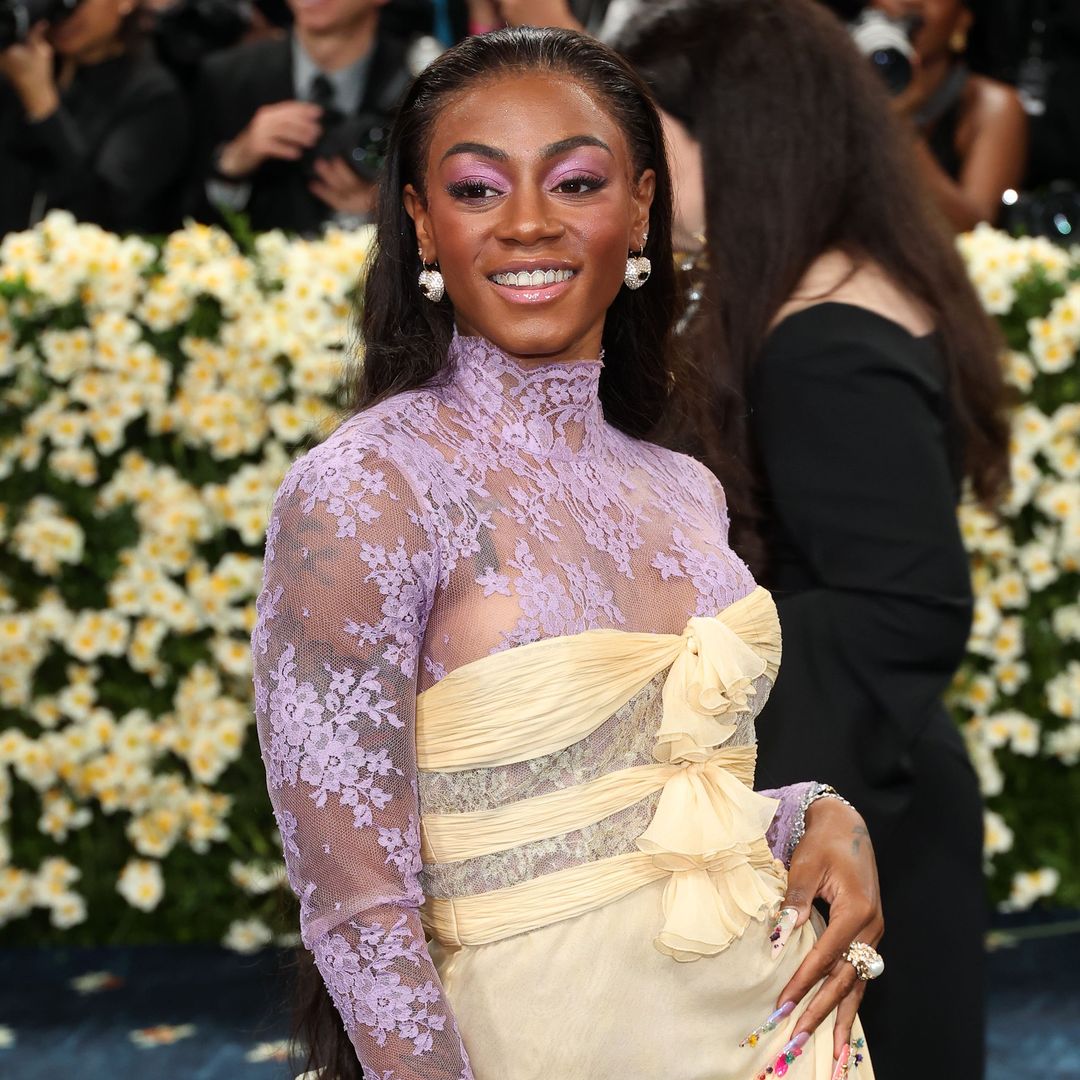 Sha'Carri Richardson lilac dress