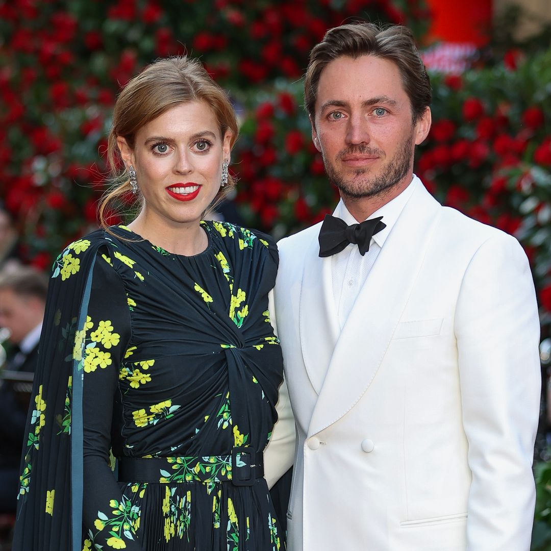 Princess Beatrice's stepson Wolfie models unruly hair in rare baby photo with Edoardo's ex