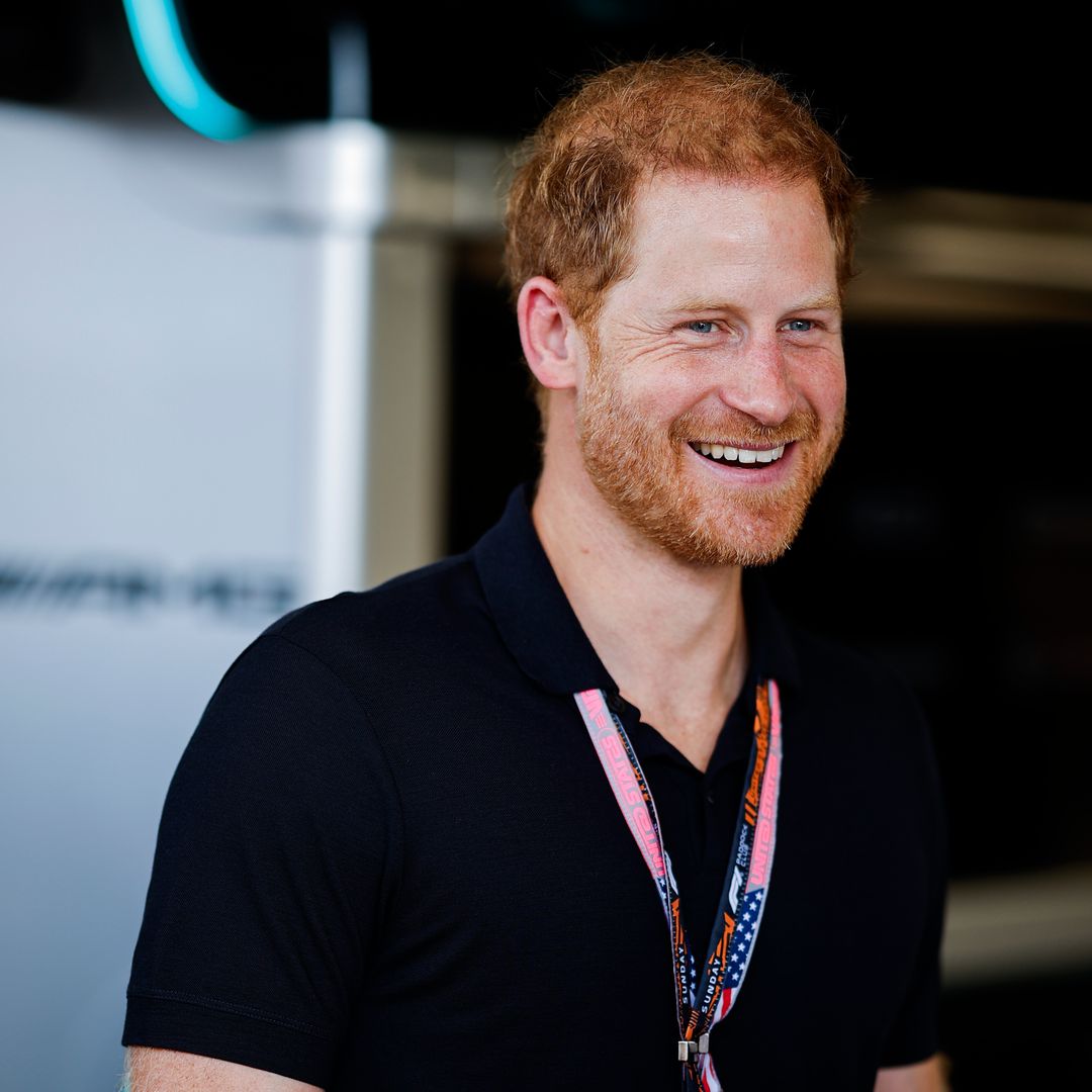 Prince Harry is all smiles during surprise appearance in Texas