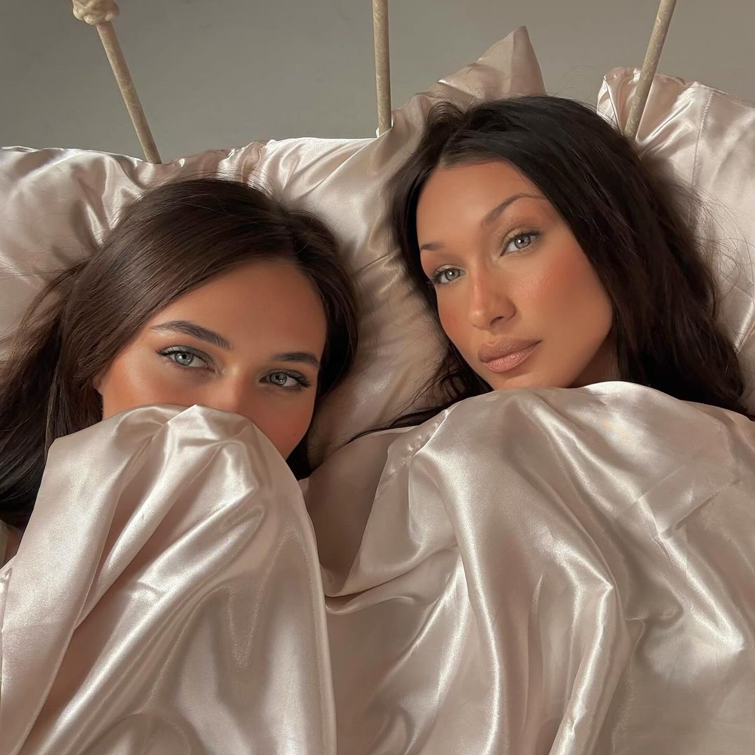 Bella Hadid and best friend Devon Lee Carlson just made lace lingerie a high fashion statement