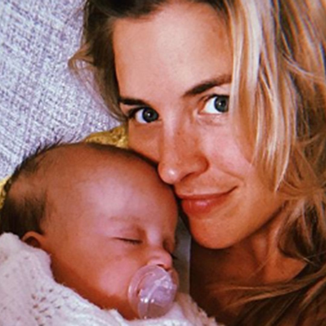 Gemma Atkinson reunited with baby Mia following trip to London - watch video