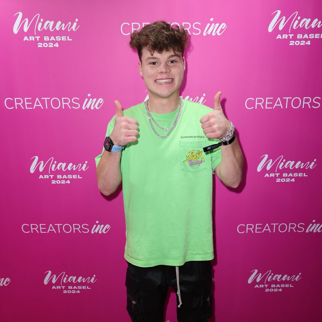 Jack Doherty attends Creators Inc Art Week & Celebrity Fashion Show at Hyde Beach at SLS South Beach on December 08, 2024 in Miami Beach, Florida.