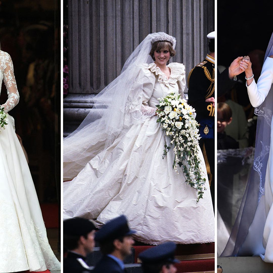 WATCH: The most amazing royal wedding dresses in history
