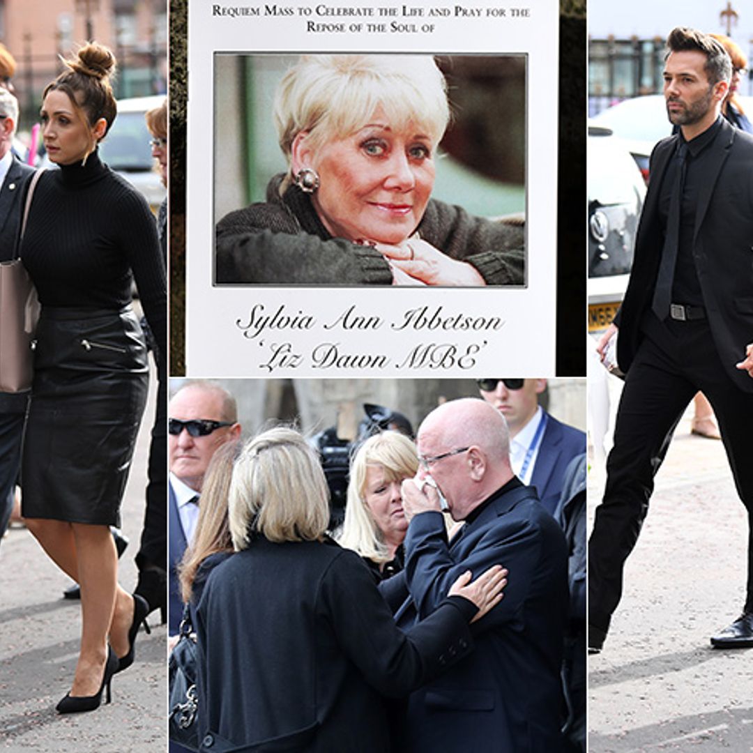 Coronation Street stars say final goodbye at Liz Dawn's funeral