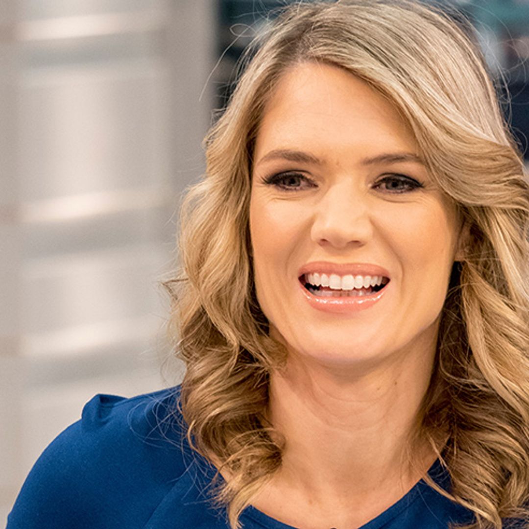 Charlotte Hawkins wears the most fabulous rainbow dress - and it's under £35!