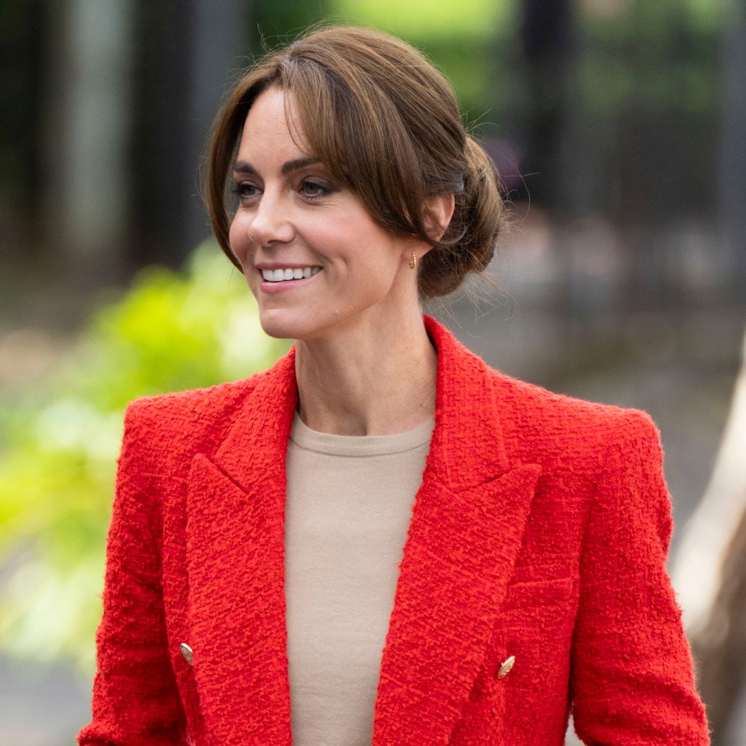 Princess Kate stuns in fitted trousers with elegant new hairdo