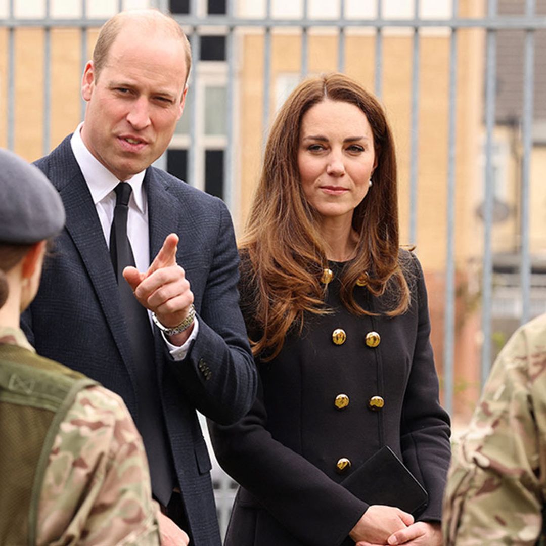 Prince William and Kate Middleton make first public appearance since Prince Philip's funeral