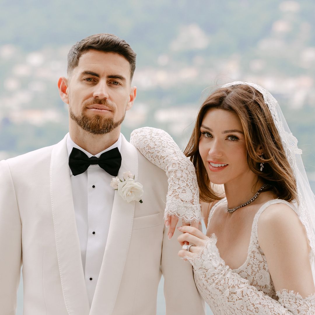 Footballer Jorginho marries Catherine Harding in Lake Como