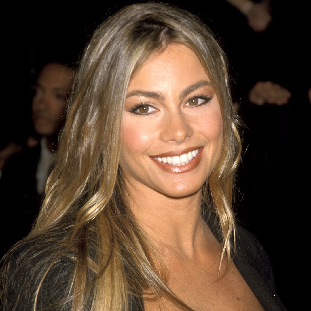 Sofia Vergara causes a stir as she poses in just a shirt for incredible throwback photo