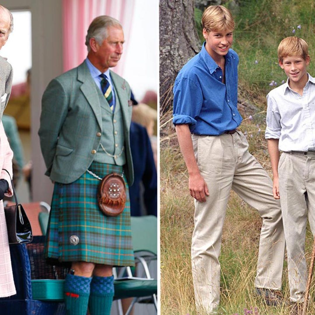 7 photos of the royals wearing kilts to celebrate Burns Night