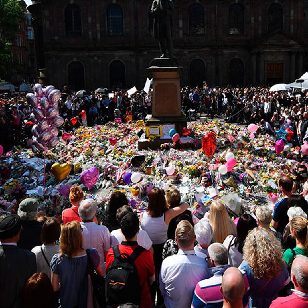 WATCH: Crowd sing Don't Look Back in Anger after minute's silence in Manchester