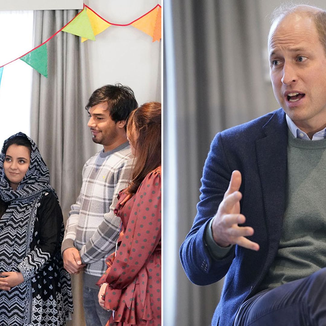 Prince William hears heartbreaking stories from Afghan refugees