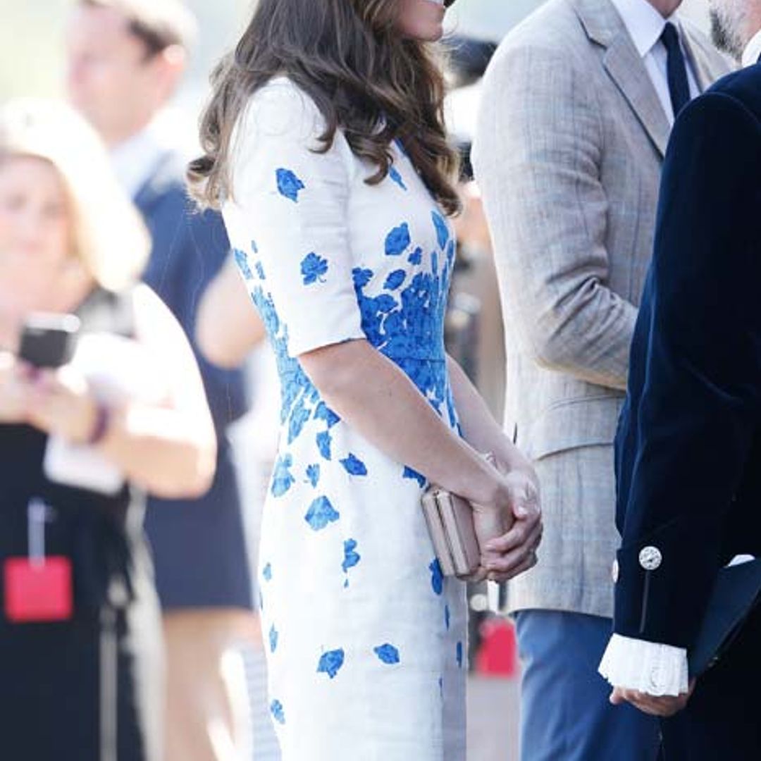 Kate dazzles in recycled £245 dress from 2014