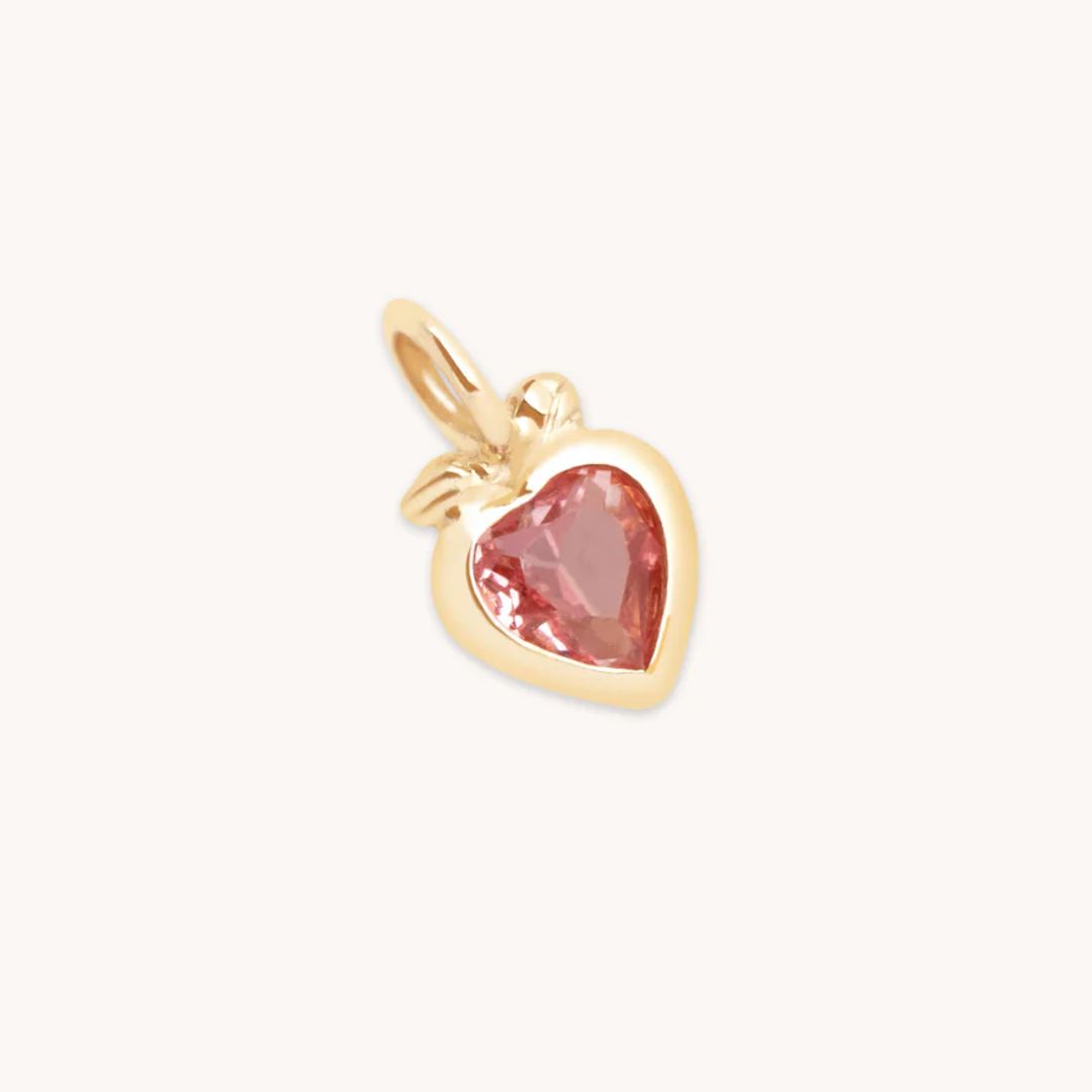 Peach Charm 9k Gold