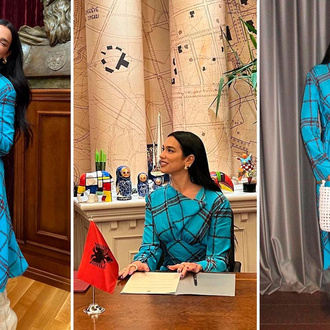 Dua Lipa was just granted Albanian citizenship – and wore the most striking ensemble to celebrate
