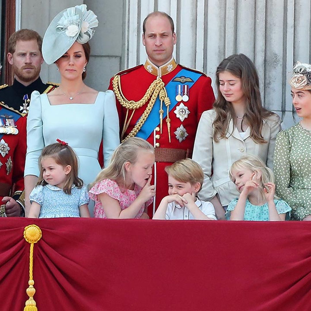 10 photos of royal children acting cheeky on the Buckingham Palace balcony