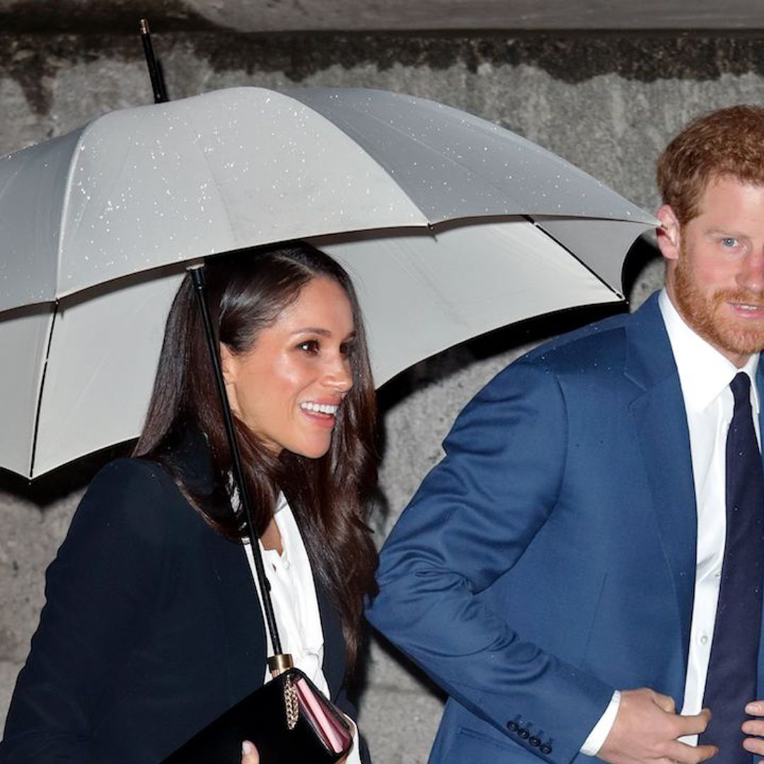 Prince Harry and Duchess Meghan's private awards visit revealed