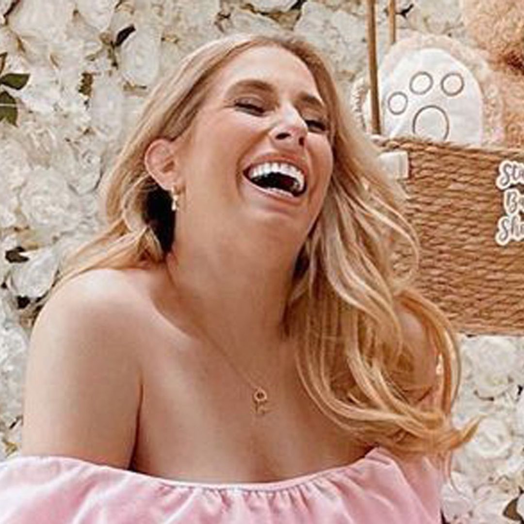 Pregnant Stacey Solomon glows in the most flattering £20 dress days before giving birth