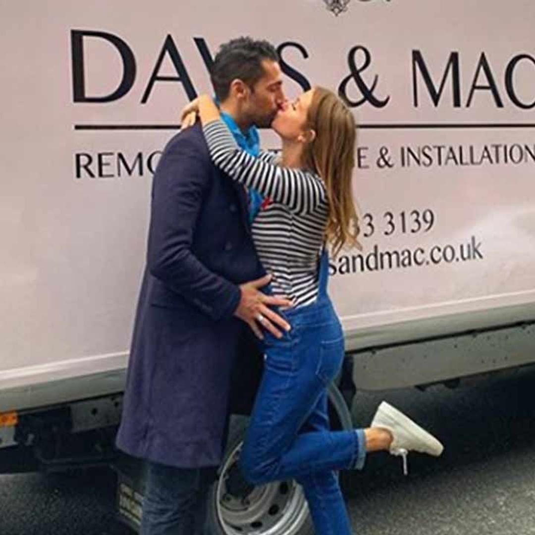 Mum-to-be Millie Mackintosh shares a first look inside her new London home with Hugo Taylor