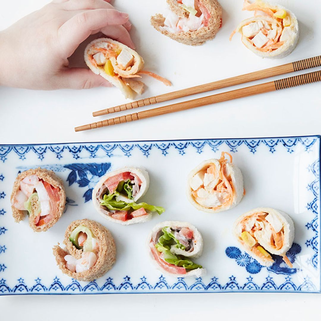 This 'sushi' sandwich recipe is a clever idea for a fun lunchbox addition