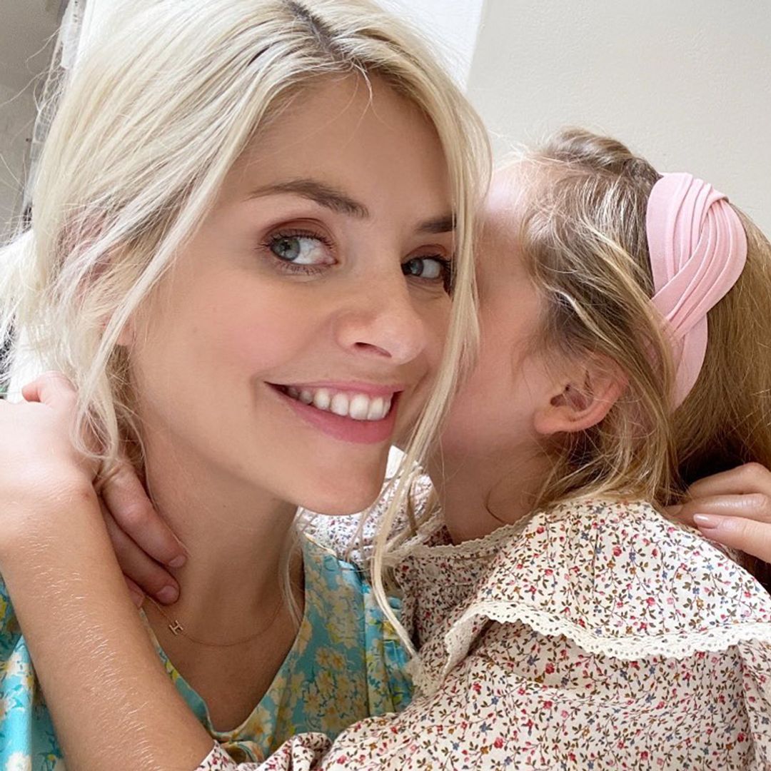 Holly Willoughby's daughter Belle's stunning long hair in 5 rare photos