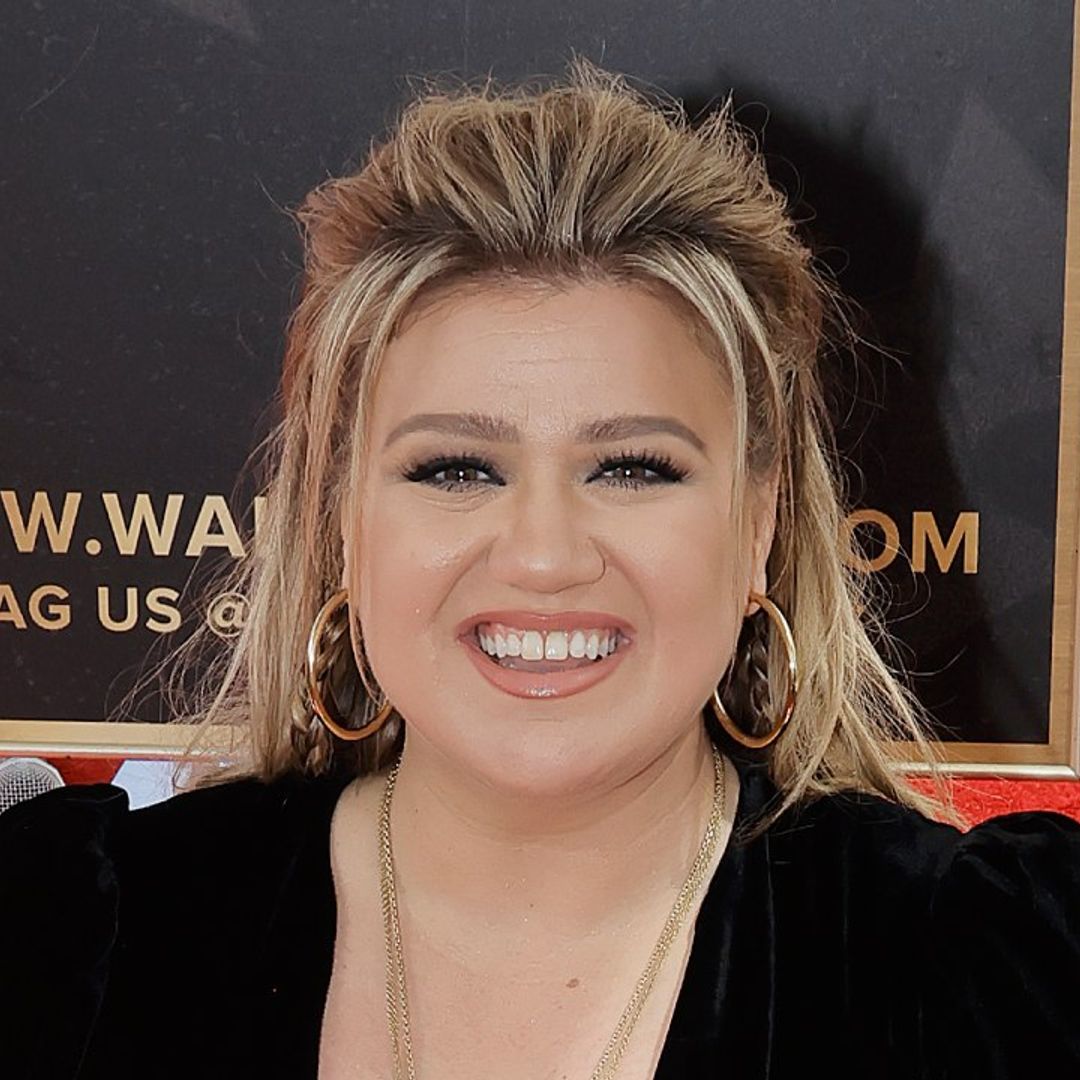Kelly Clarkson joined by children as she accepts Walk of Fame star
