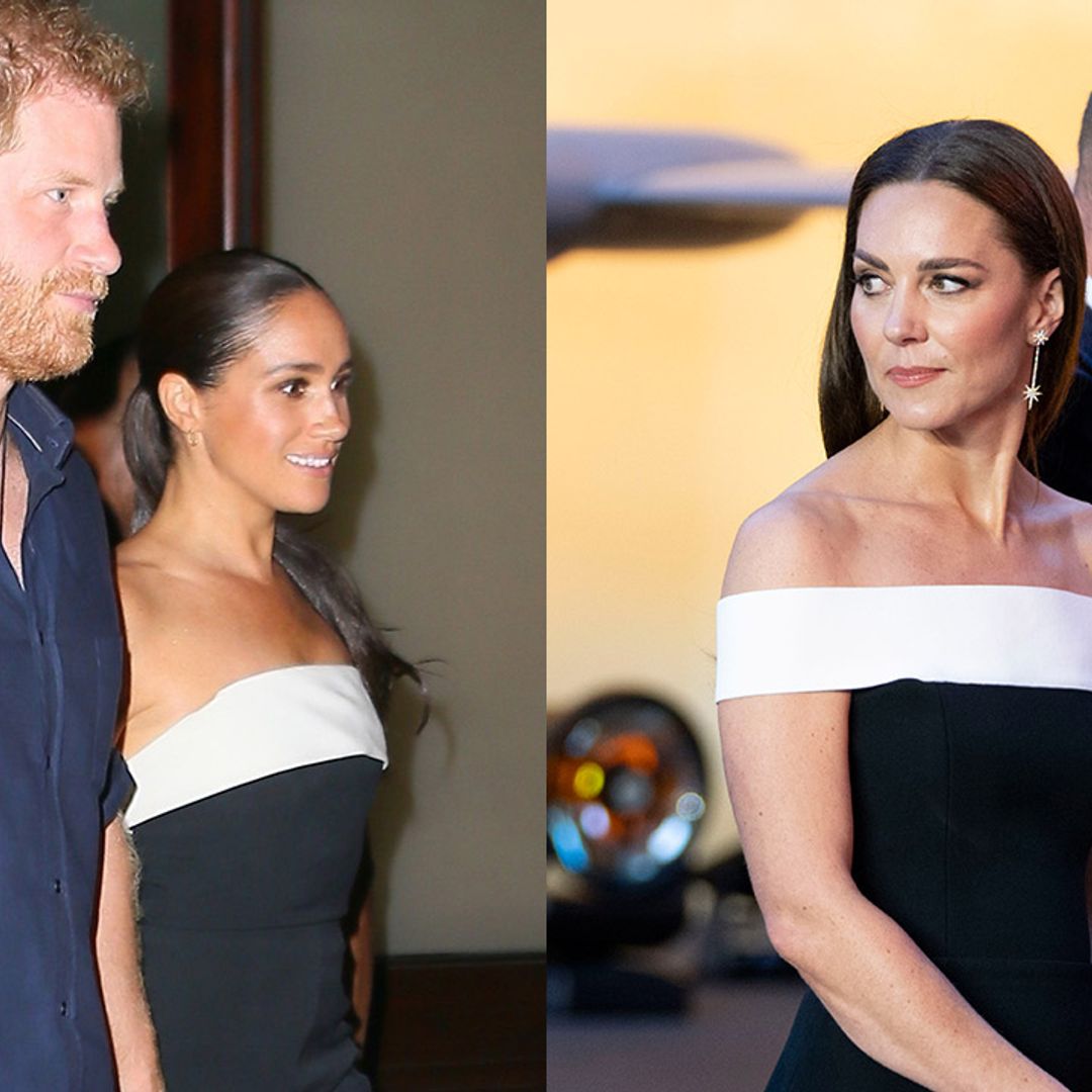 Meghan Markle's dazzling date night look is remarkably like Kate Middleton's