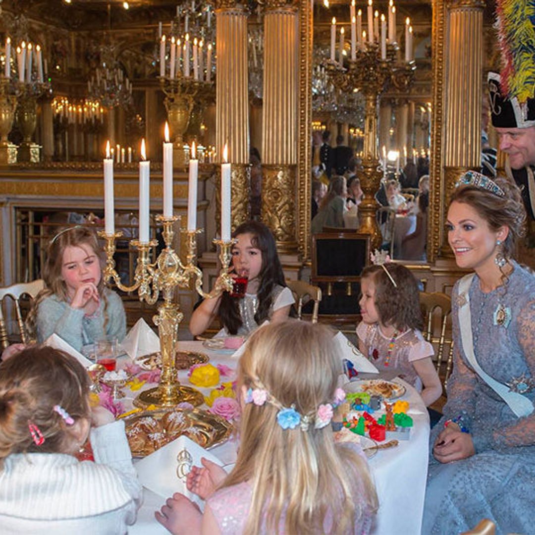 Princess Madeleine of Sweden throws fairy tale tea party for sick children