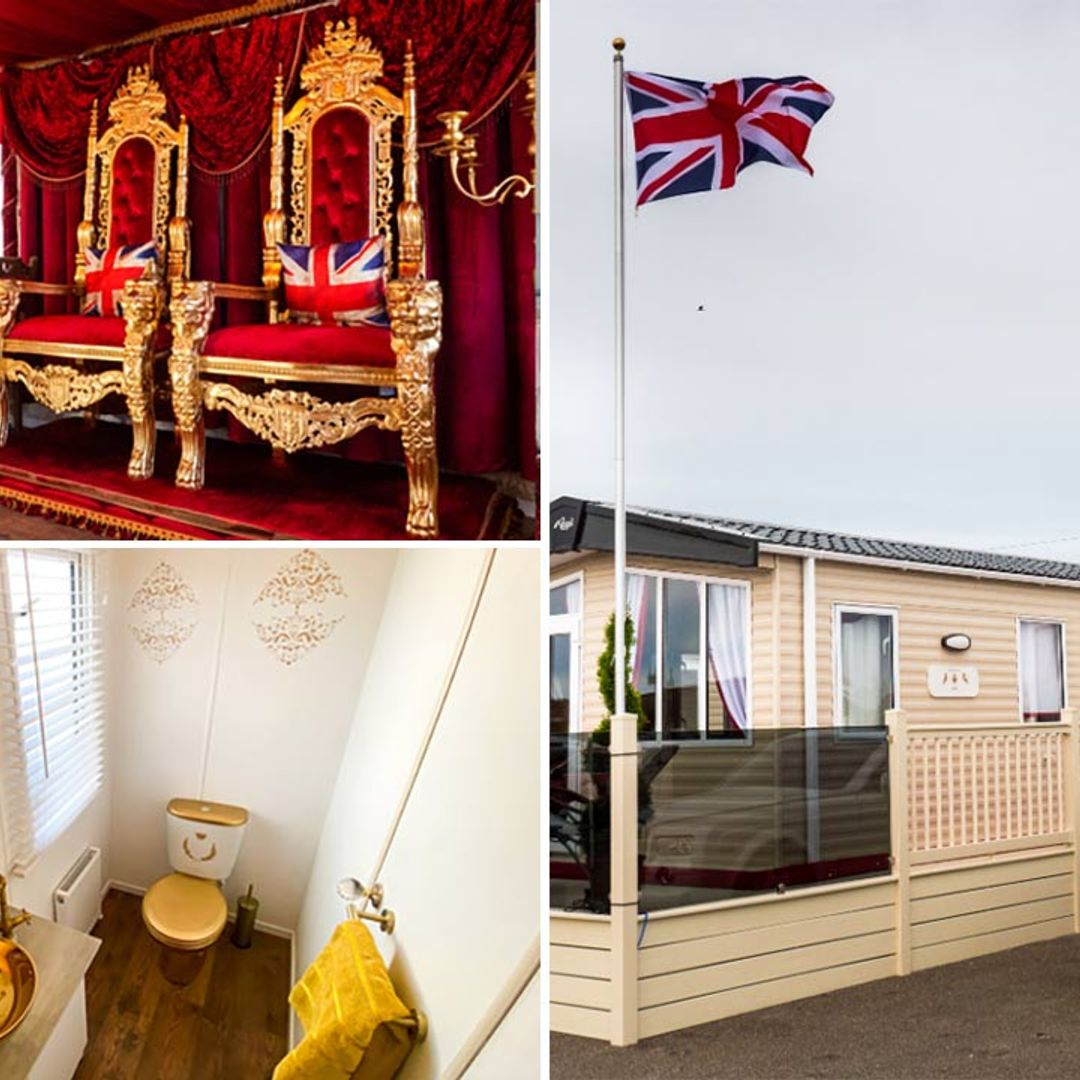 Royal fans can now staycation at the first ever Buckingham Palace themed caravan