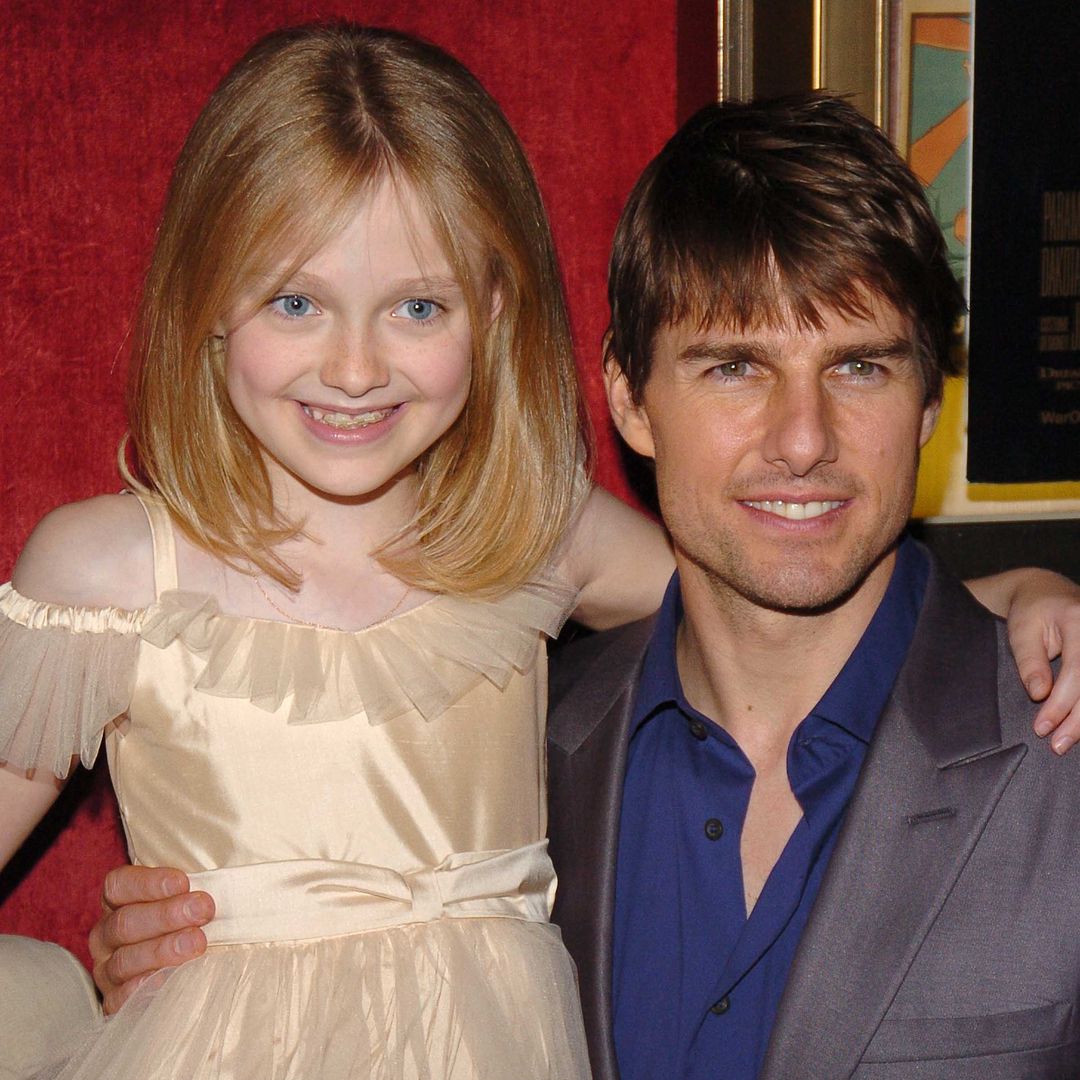 Dakota Fanning and Tom Cruise attend the U.S. Premiere of War of the Worlds