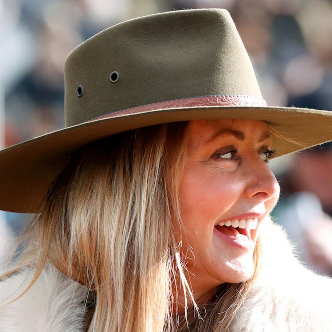 Carol Vorderman's races day outfit has everyone talking