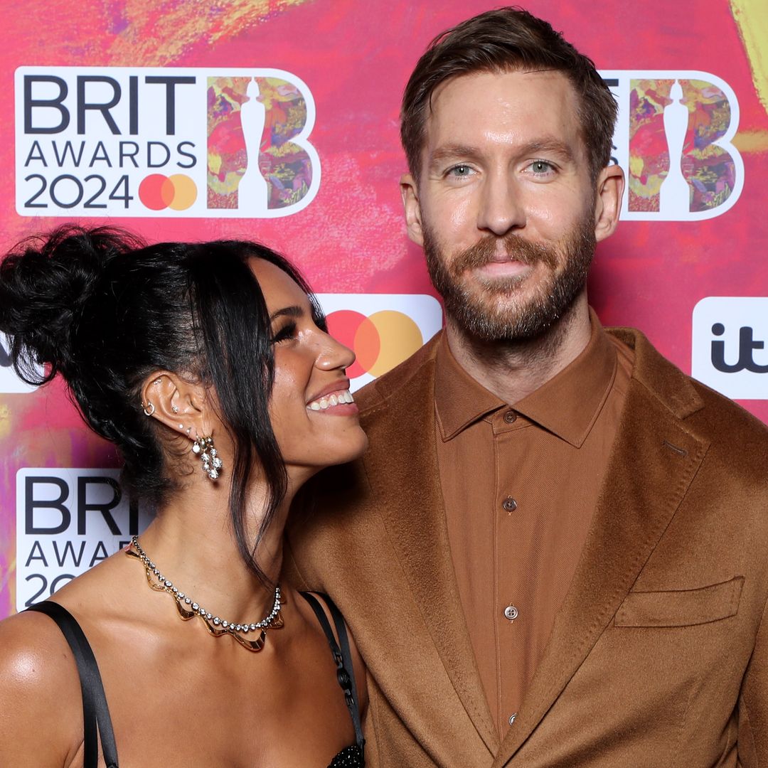 Calvin Harris praises wife Vick Hope live on stage in rare moment of PDA