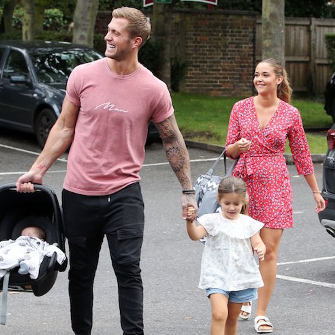 Jacqueline Jossa and Dan Osborne step out for adorable family day with two daughters - see the rare pictures