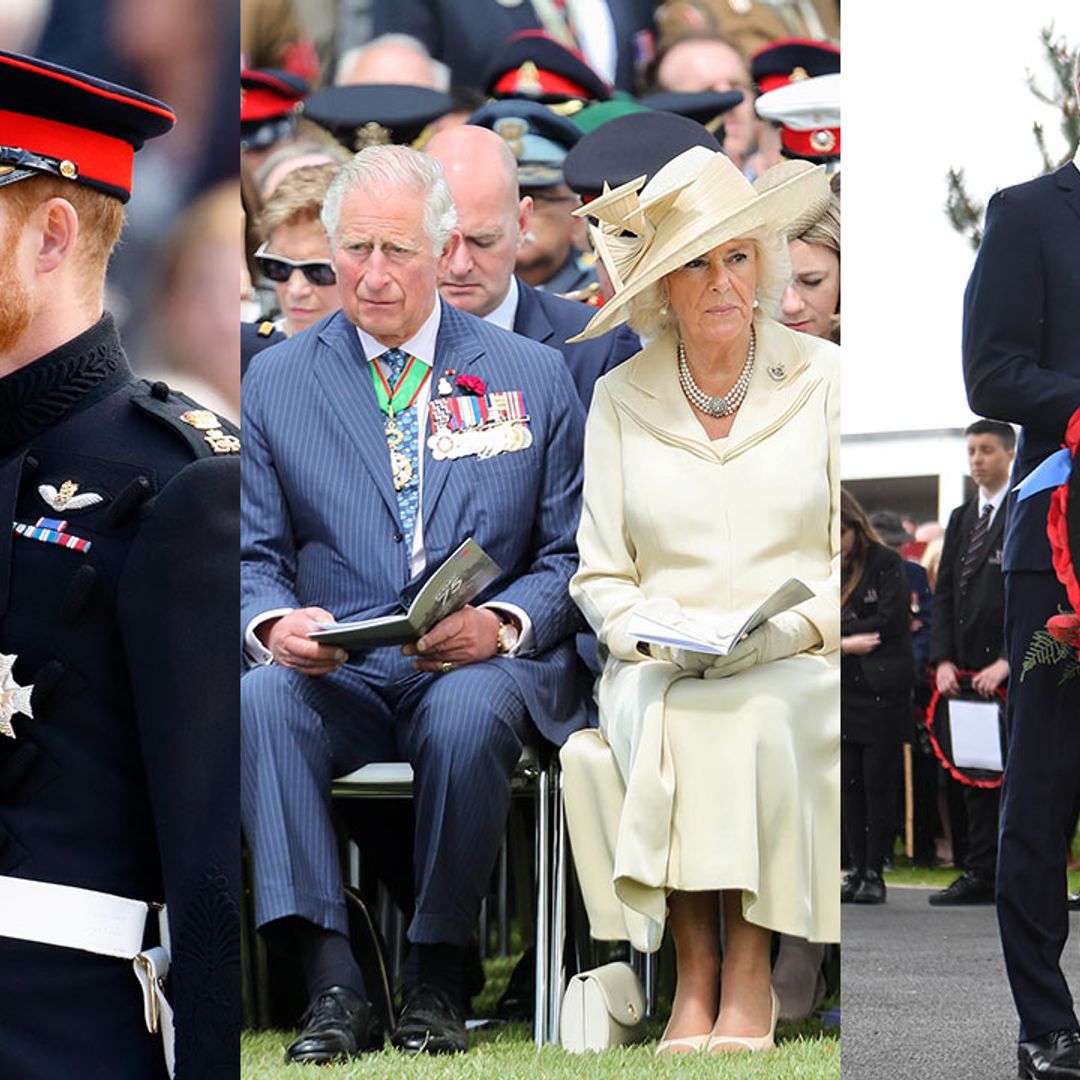 The most poignant photos from the royal family's D-Day commemorations