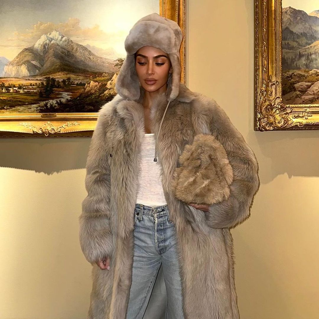 Kim Kardashian introduces video game dressing into her 2024 ski-wear wardrobe