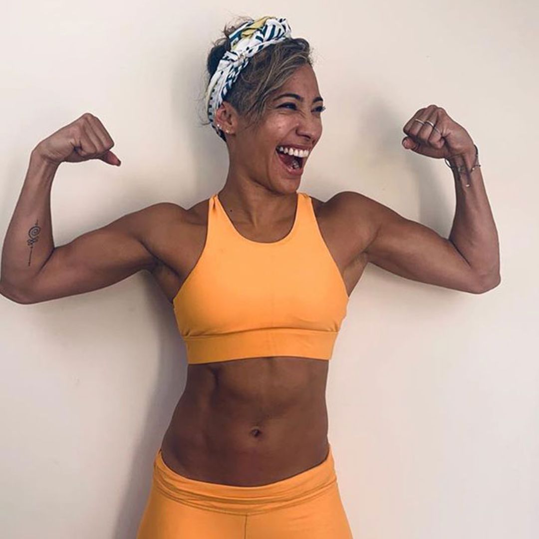 Karen Hauer shares her 5-minute workout you can do at home – watch video